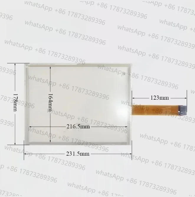PanelView Plus 1000 2711P-RDT10C 터치 스크린 패널 디지타이저 유리2711P-RDT10C 터치패드  전면 오버레이용