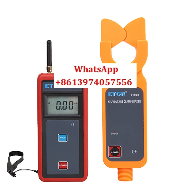 ETCR9100 전류계고전압 저전압 클램프 고전압 AC 누설 전류 감지기 무선 전송 60KV