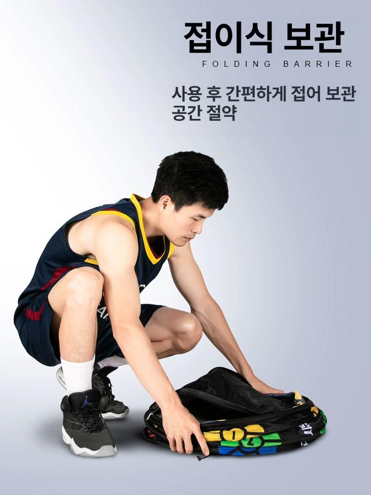 농구 훈련장비 드리블 트레이닝 스탠드 트레이너 보조 장애물 패드 연습 장비 - 상세 이미지 2