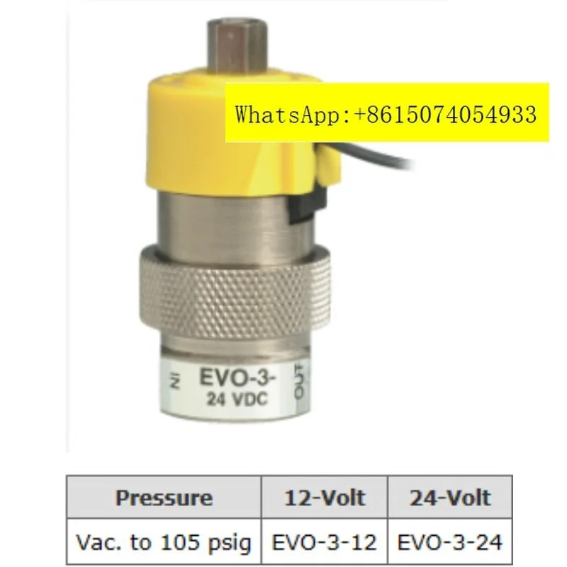 Clippard mo-use 밸브 E-VO--24 기계 제어 E-VO-3-24 E-VO-3-12 공급