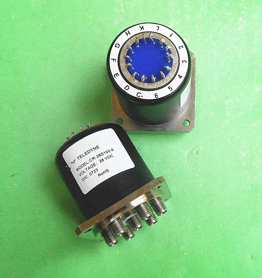 TELEDYNE CR-38S160-5 28V DC-18GHz SMA RF 마이크로파 동축 스위치