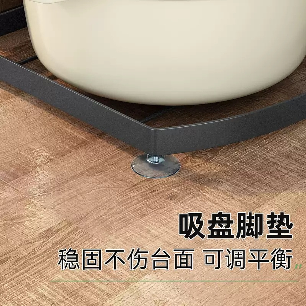 냄비정리대 후라이팬 냄비 수납 냄비뚜껑 주방정리 거치대 그릇정리대 선반 그릇 2단-테이블탑 - 상세 이미지 3