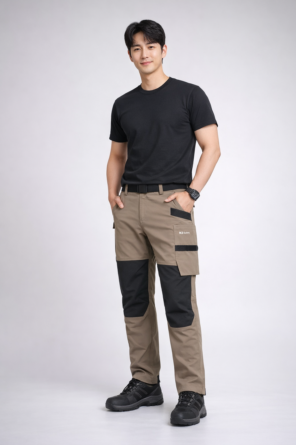 K2 세이프티 작업복바지 여름등산바지 상의 봄 가을 멀티포켓 스판 A6302 - 상세 이미지 2
