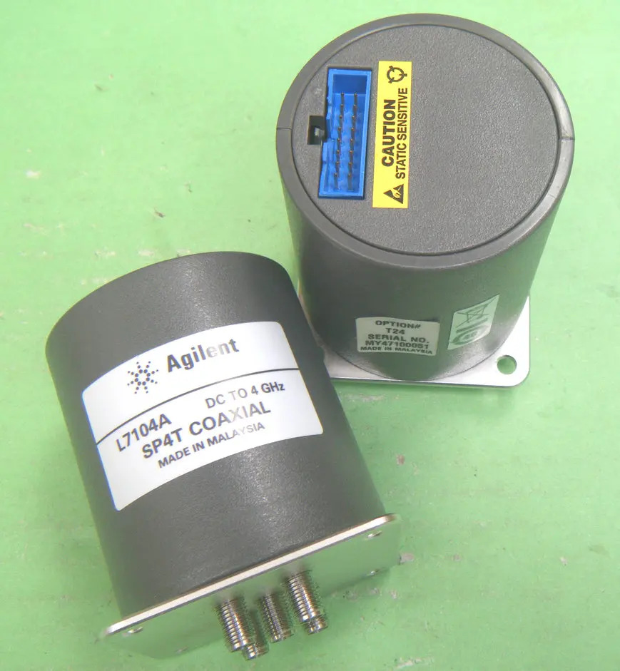 AGIIENT L7104A L7104B L7106B 4GHz 20GHZ SP4T 24V SMA 180W RF 마이크로파 동축 스위치