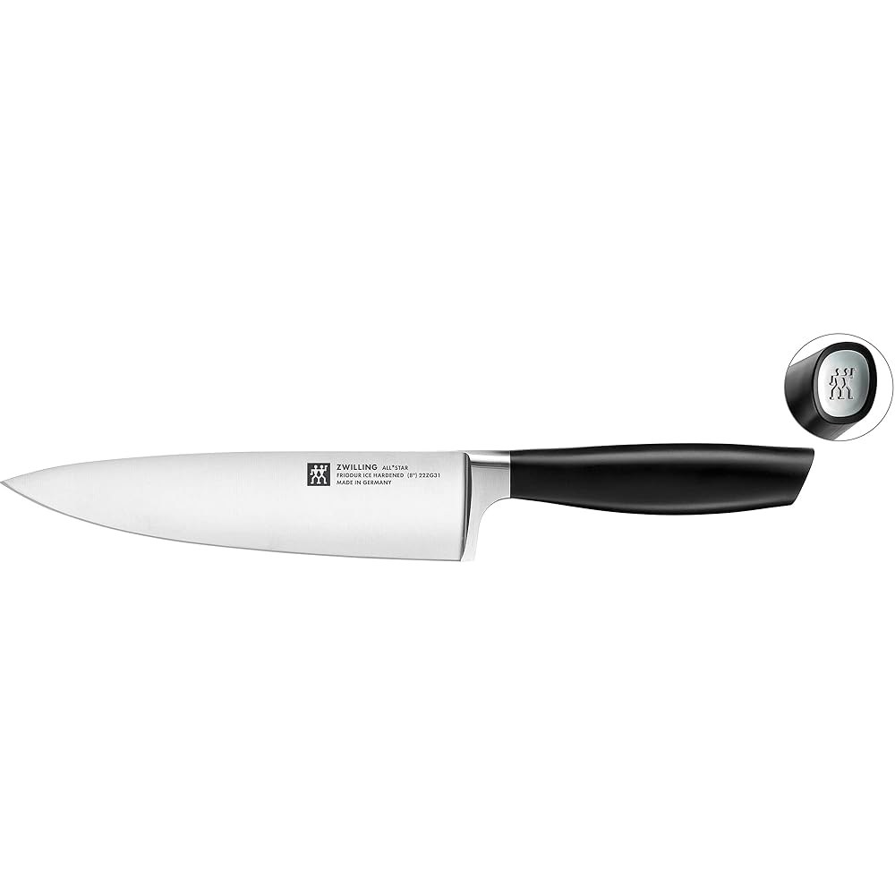 ZWILLING All Star 20.3cm(8인치) 셰프 나이프 캡 엔드 - 실버 Gold Matte 8 - 상품 이미지