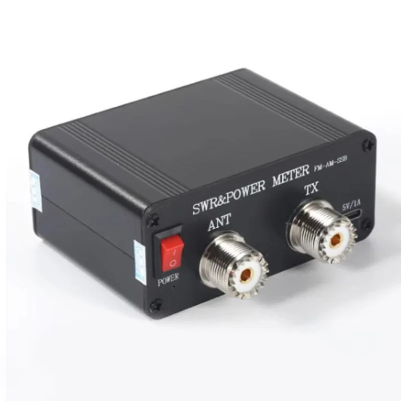 SWR120디지털 전력 정재파 측정기 120W 단파 HF/50MHz 디스플레이 영어 메뉴