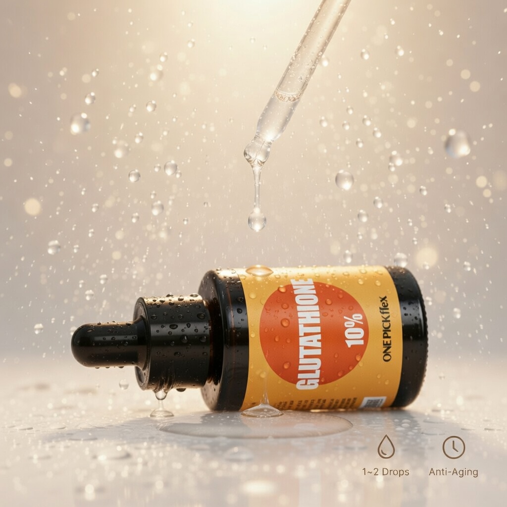 글루타치온원액 10% 30ml 원픽플렉스 항산화 브라이트닝 미백 비타민C 나이아신아마이드 - 상세 이미지 2