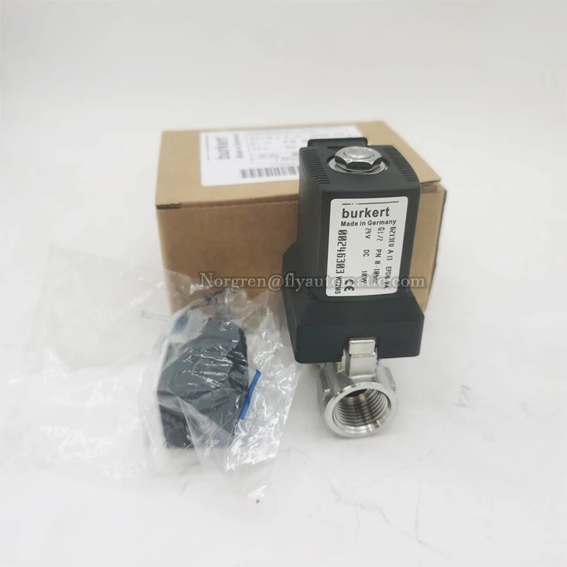 00246303 Burkert 6213 스테인레스 스틸 솔레노이드 밸브 00135229 00221765 00178902 00178911