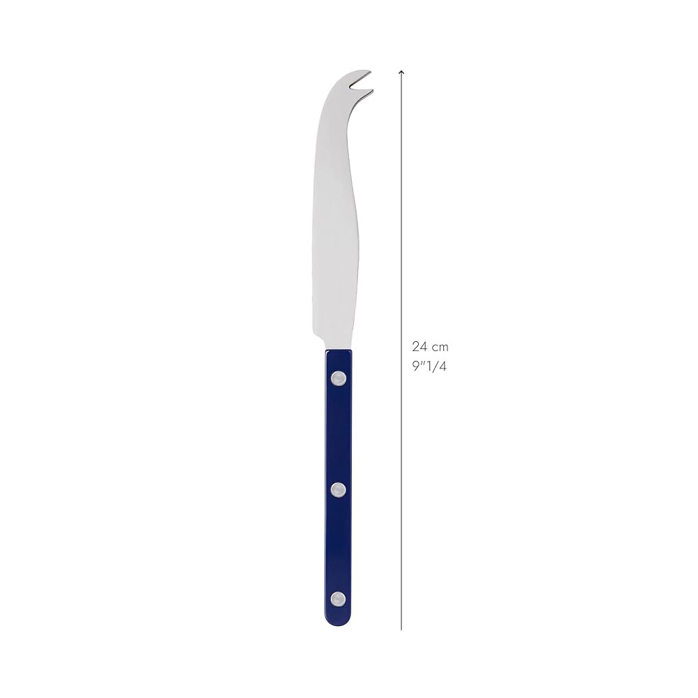 SABRE PARIS - 치즈 나이프 23.9cm(9.4인치) 사용 가능 및 스틸 비스트로 화려한 나일론 스테인리스 식기세척기 모든 마감 블루 네이비 컬렉션 Black - 상세 이미지 3