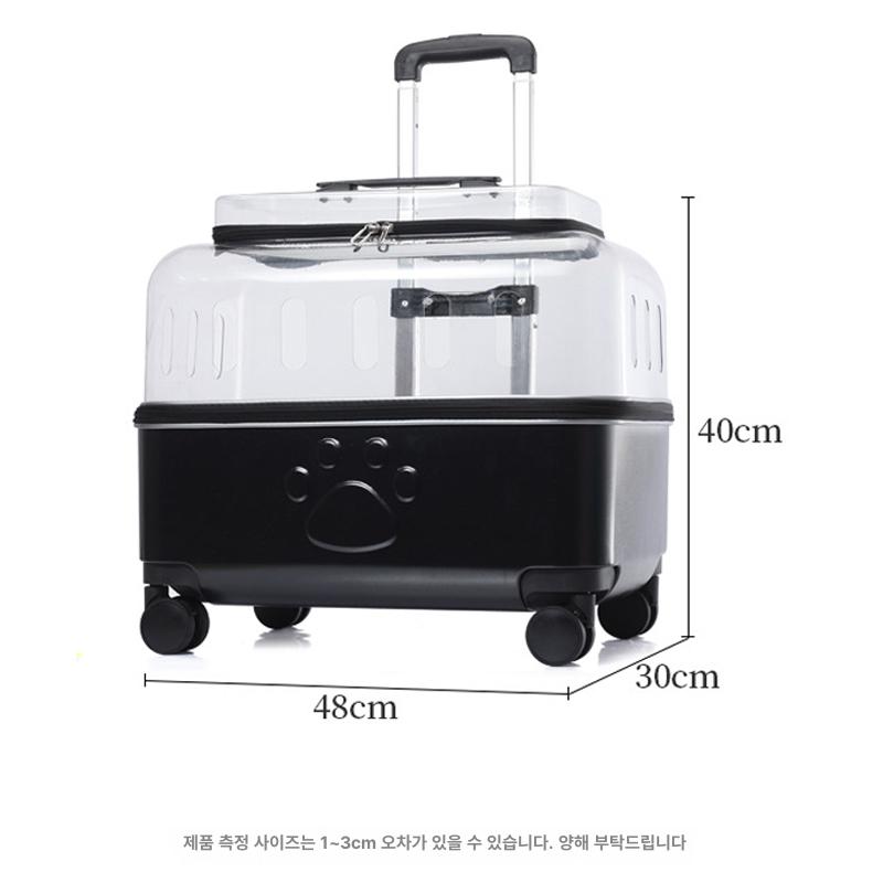 다기능 통풍 애완견 가방 투명 펫 캐리어 레저 도심 단거리 여행 박스 반려견 반려묘 백팩 - 상세 이미지 5
