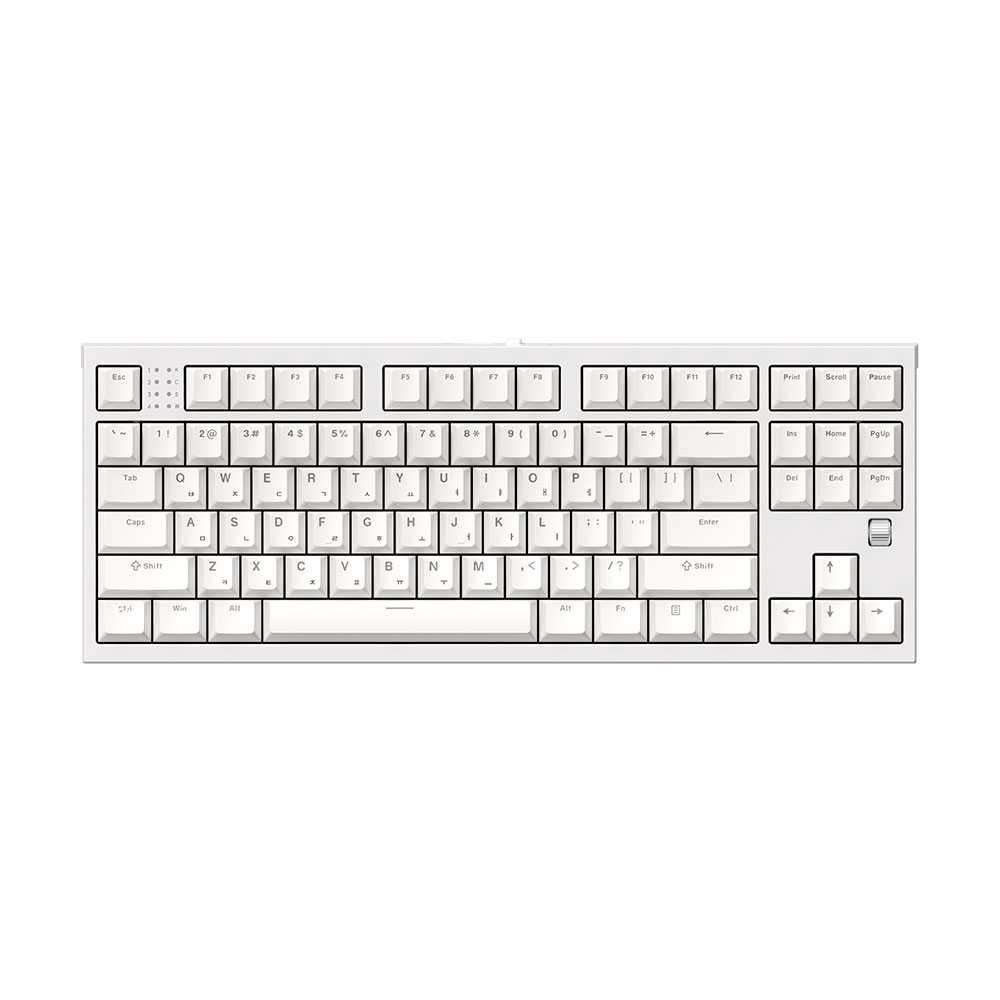 프리플로우 archon M1 PRO 2 TKL 8K 자석축 게이밍 키보드 화이트, 퀵실버 V2