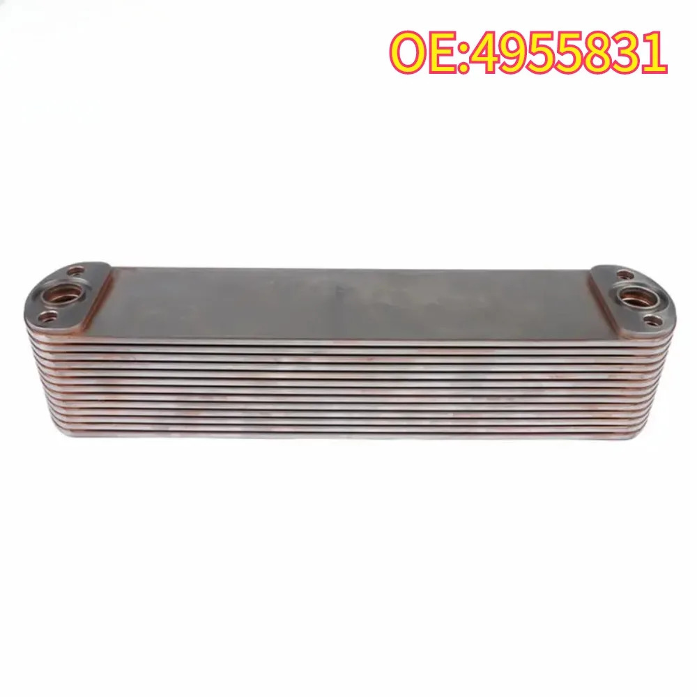 4955831 ISX QSX15 디젤 엔진 오일 쿨러 코어 4965487