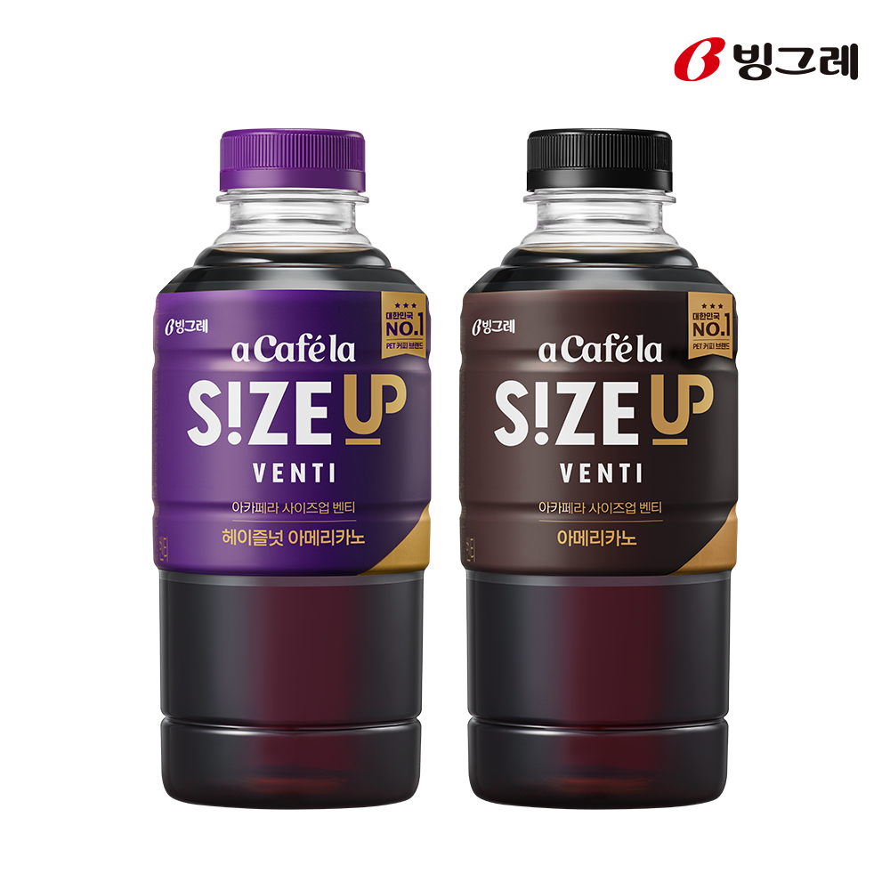 빙그레 아카페라 사이즈업 벤티 아메리카노 600ml 24개입 이미지 4