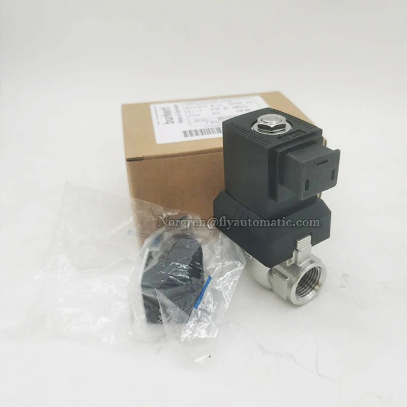 00246303 Burkert 6213 스테인레스 스틸 솔레노이드 밸브 00135229 00221765 00178902 00178911