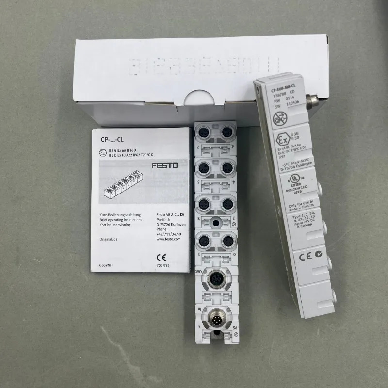 부품은 당일 이 가능 FESTO 페스토 PLC 전기 모듈 CP-E08-M8-CL 538788
