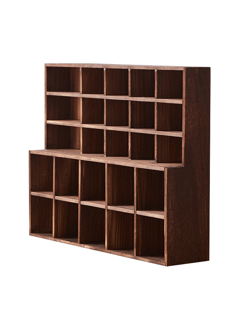다기 찻잔 진열장 벽걸이 원목 찬장 장식장 빈티지 그릇장 수납장 선반 우드 PL-21012 나인격자 - 상세 이미지 5