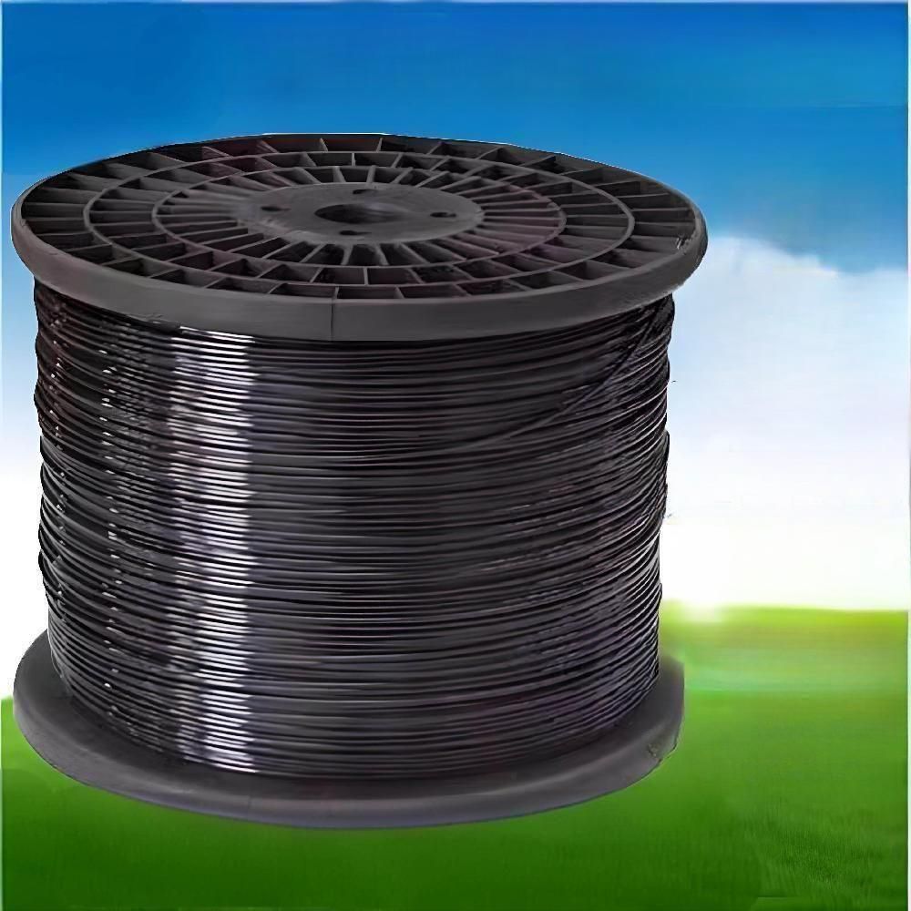 pvc 코팅 철선 철망 울타리망 철사 녹색 플라스틱 지지선 텃밭망 줄 휀스 - 상품 이미지