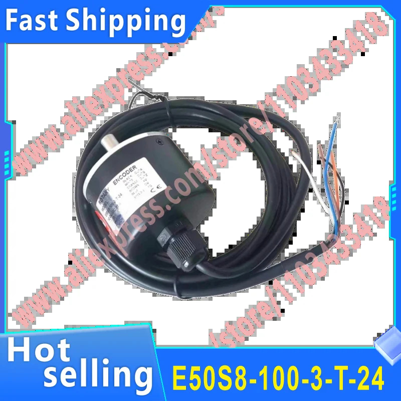 로터리 엔코더 E50S8-10-3-T-24 E50S8-20-3-T-24 E50S8-25-3-T-24 E50S8-30-3-T-24 E50S8-60-3-T-24 E50S8-100-3