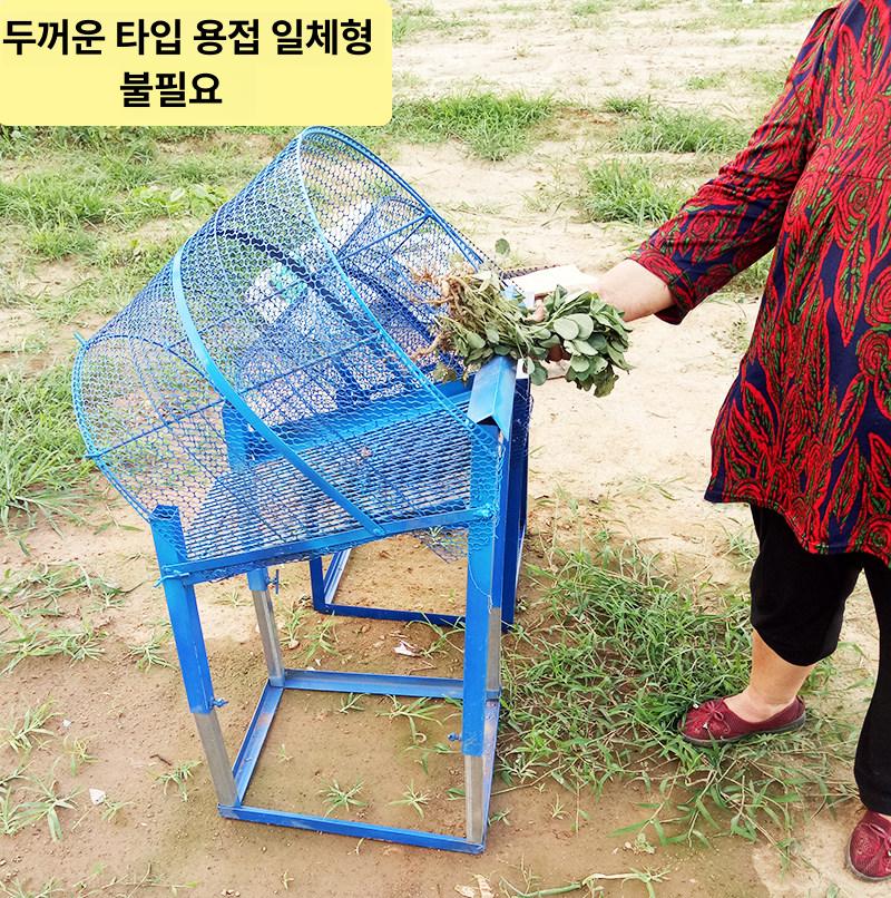 수동 땅콩터는기계 땅콩까는기계 텃밭 농가용 두꺼운 강화 강철 재질 드럼형 회전식 건습겸용 표준 모델 - 상세 이미지 2