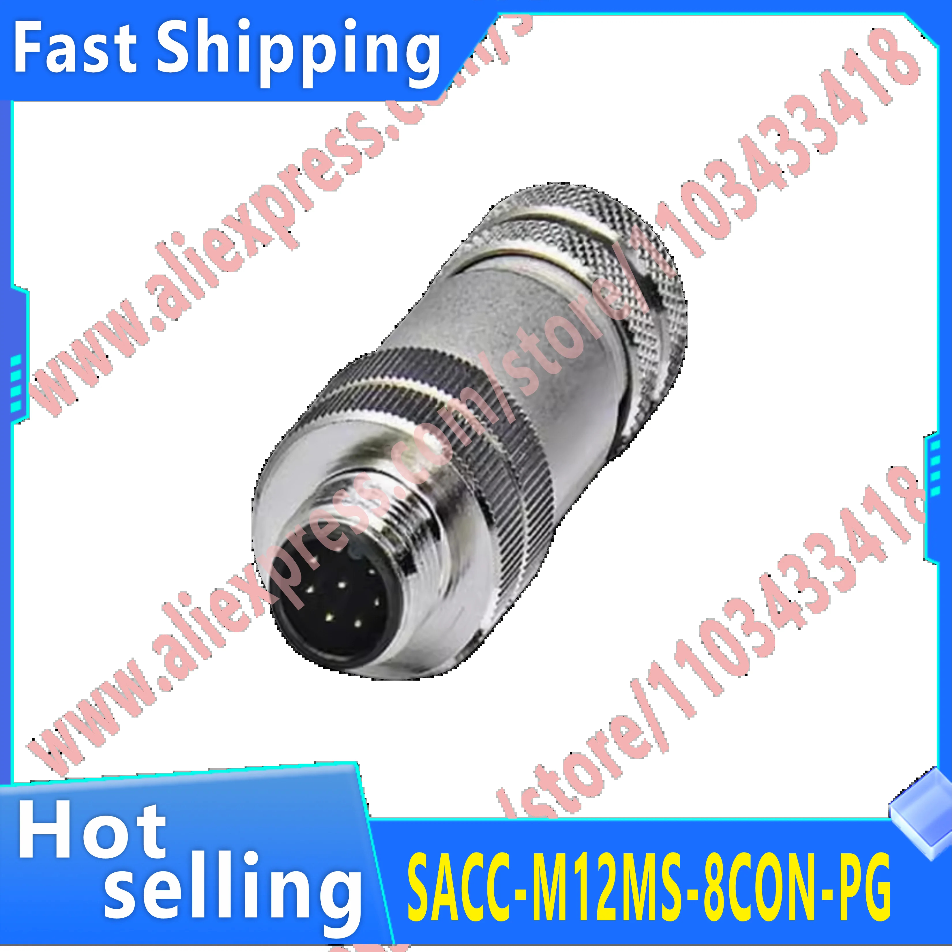 오리지널 9-SH 1511857 SACC-M12MS-8CON-PG 커넥터