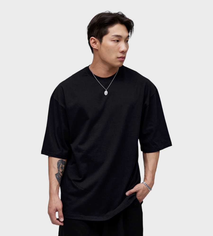 브이엔에프 [3pack]  16수 헬스오버핏반팔 남자무지티반팔 이미지 6
