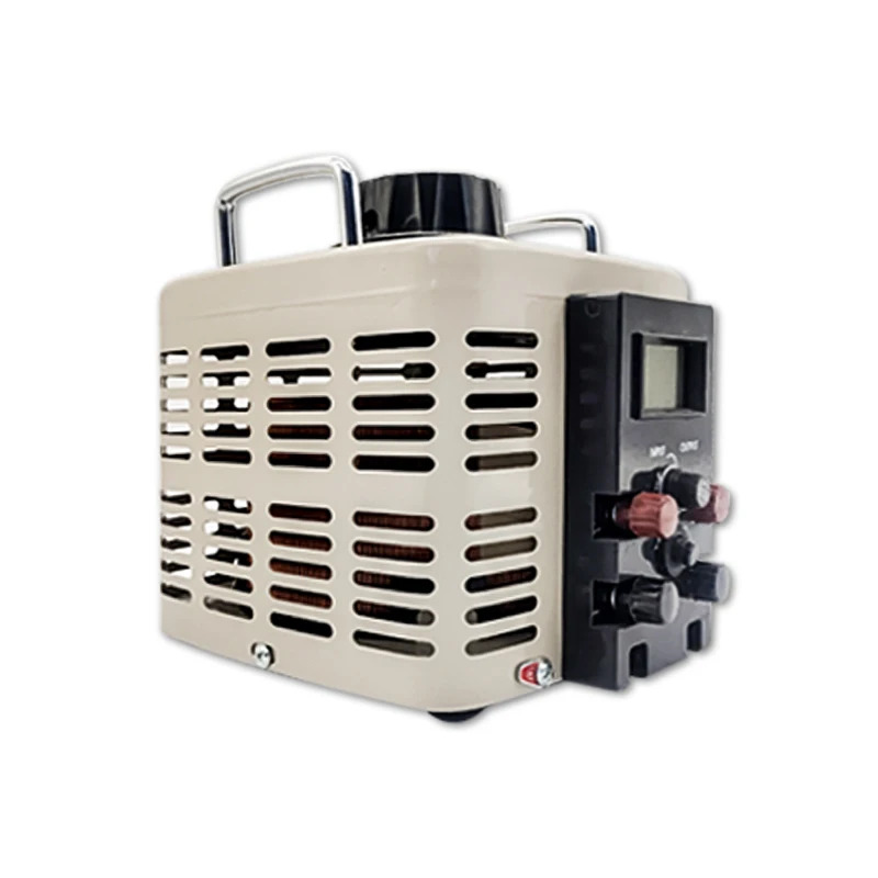단상 절연 레귤레이터 TDGC2-2KVA 0-300V500V 조정 가능디지털 디스플레이 보험 폼 절단