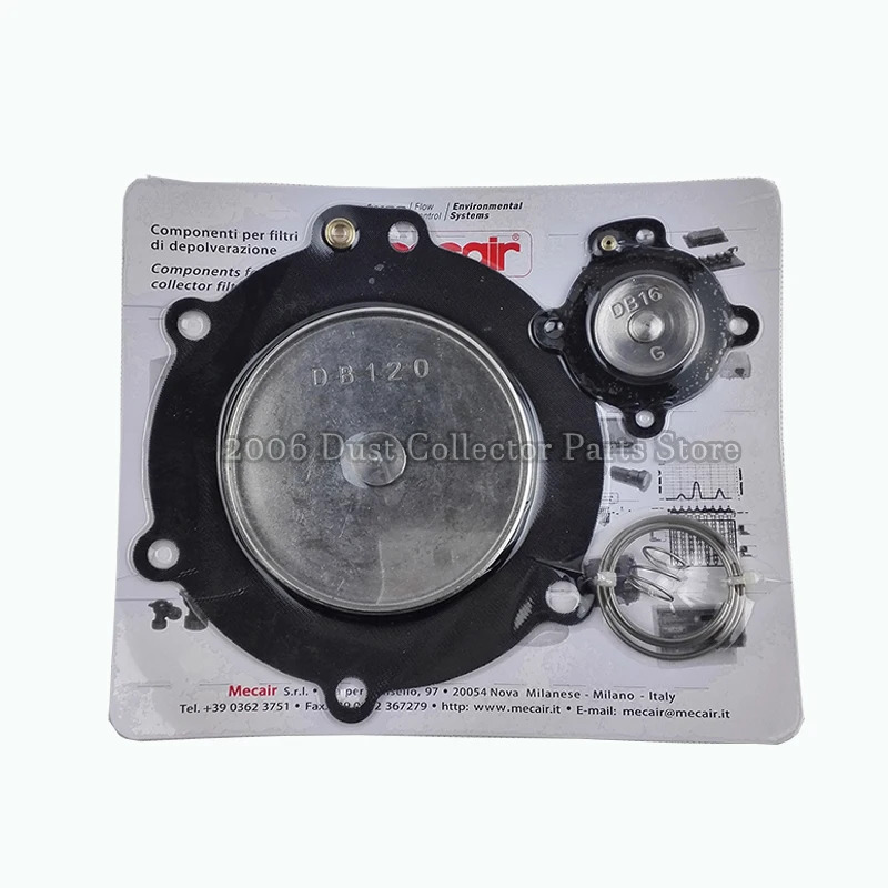 Mecair DB120 DB16 2 1/2 VNP220 VNP420 VNP620 VNP720 펄스 밸브다이어프램 멤브레인