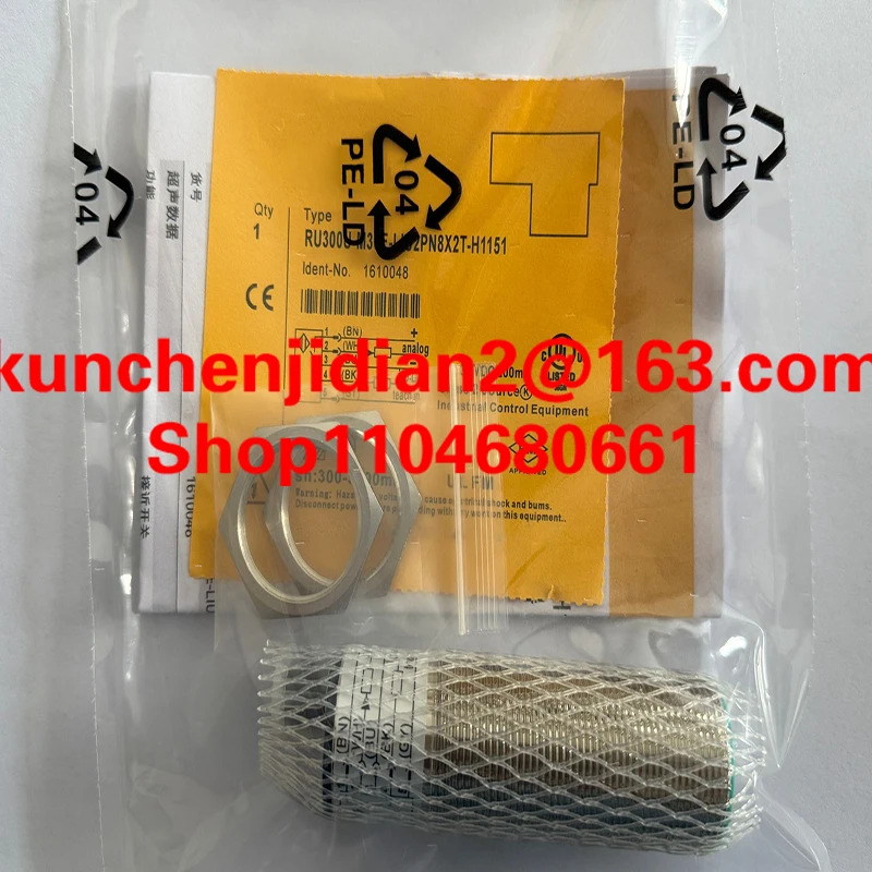 RU300U-M30E-LIU2PN8X2T-H1151 오리지널 초음파 센서
