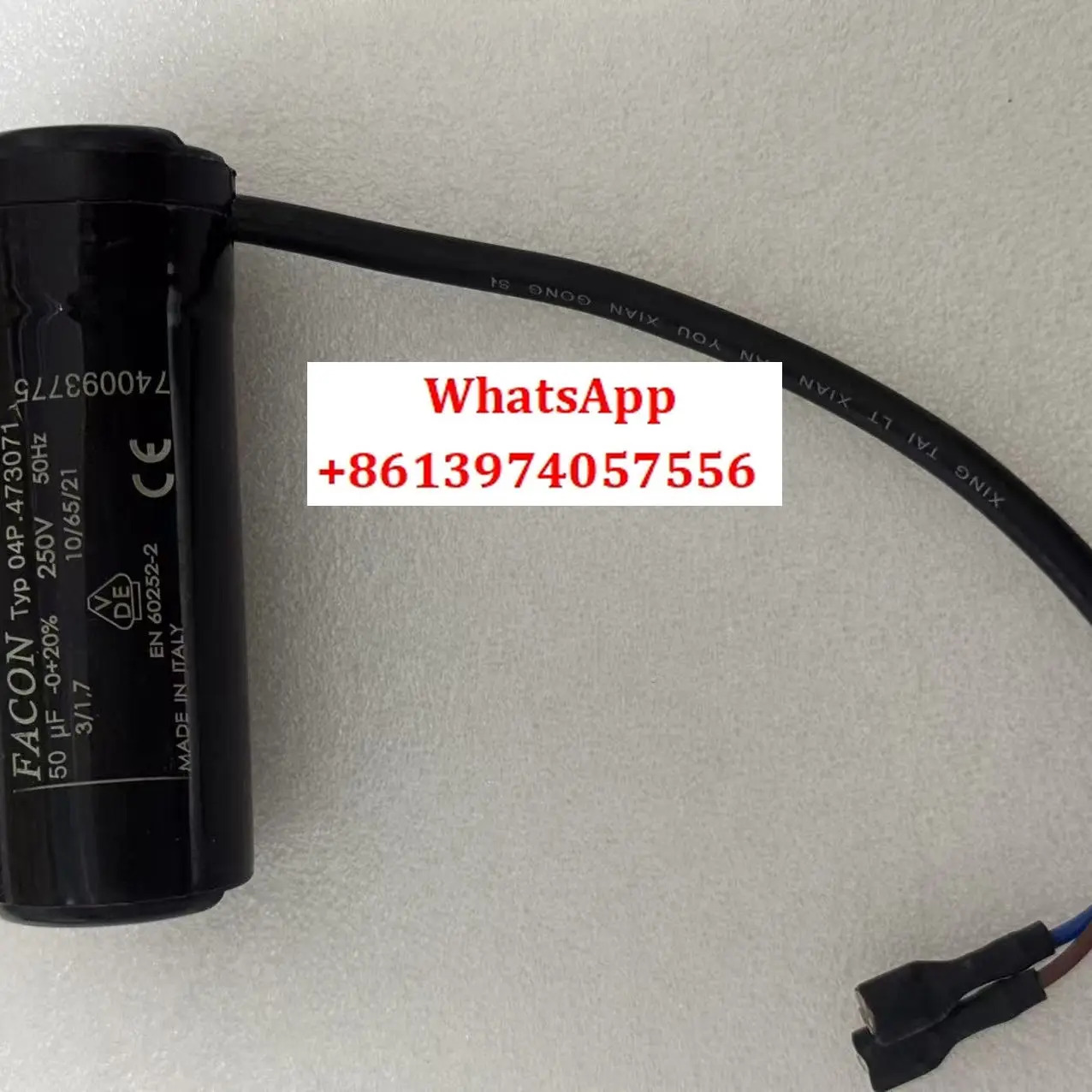 FACON 250V 50uf 250v Typ 04P.473071 인버터 커패시터 팬 시동