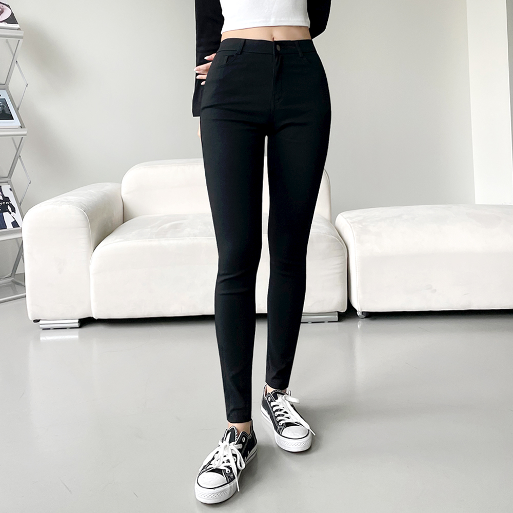여성 비카 데일리 스판 스키니 팬츠 - 상품 이미지