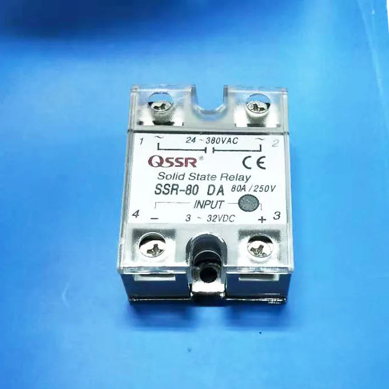 저장성 치성 단상 무접점 계전기 SSR-10DA25DA40DA60DA80DA100 DC 제어 AC