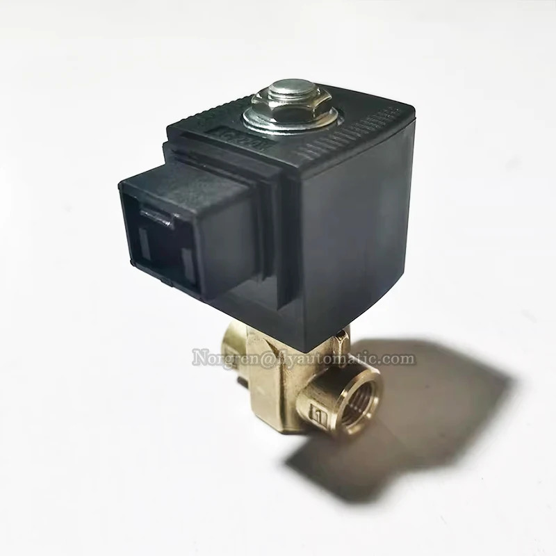 00177688 Burkert 6027 솔레노이드 밸브 10bar AC220V 직동 1/4 FKM 황동 워터