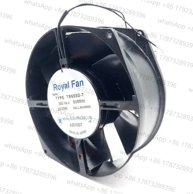 팬신 TR655D-7 VAC 200V 50/60Hz 29/29W 172x150x55mm 2선 냉각팬