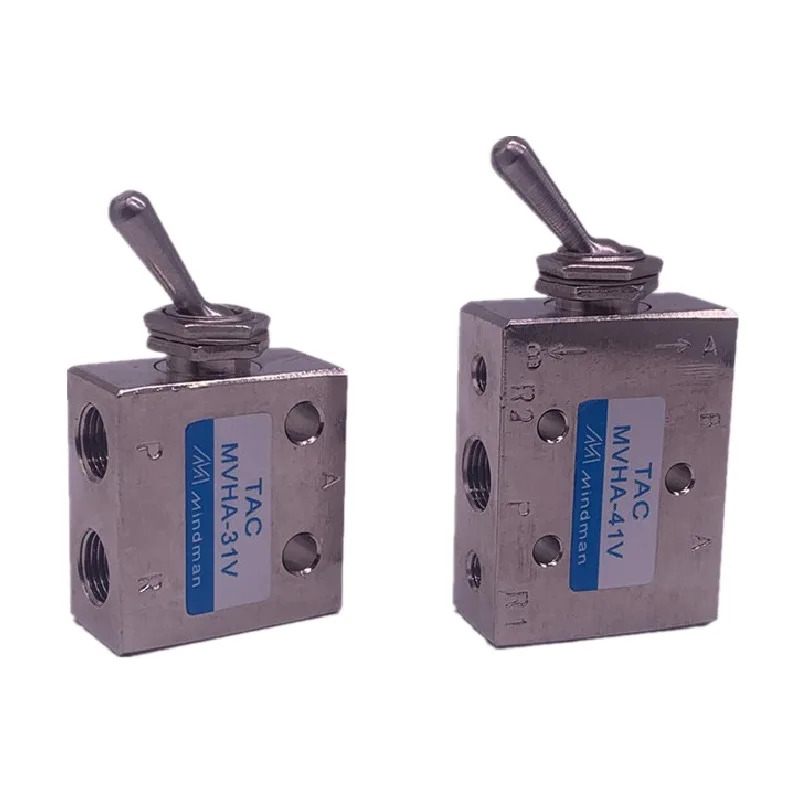 대만 진치 마인드맨 트위스트 공압 수동 기계식 밸브 MVHA-3P/4V/P 34T 31/41V//R
