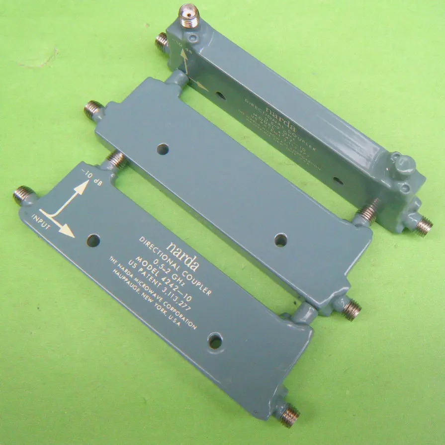 Narda RF SMA 동축 방향 커플러 4242-10 0.5-2 GHz