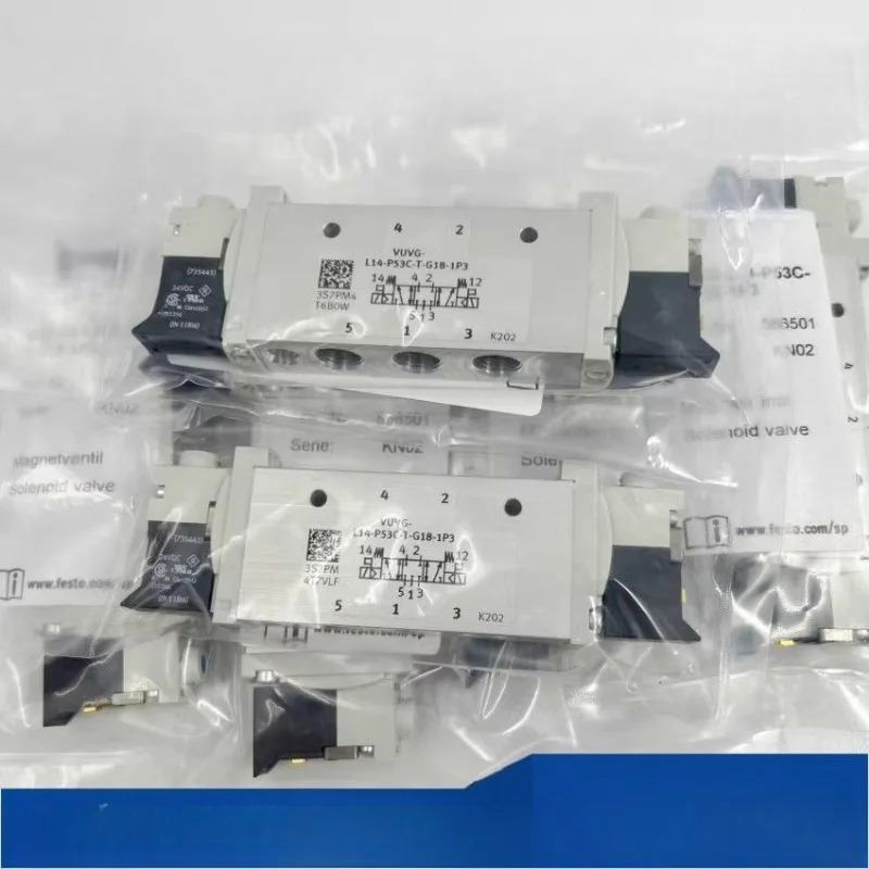 FESTO 솔레노이드 밸브 566501 VUVG-L14-P53C-T-G18-1P3 부품