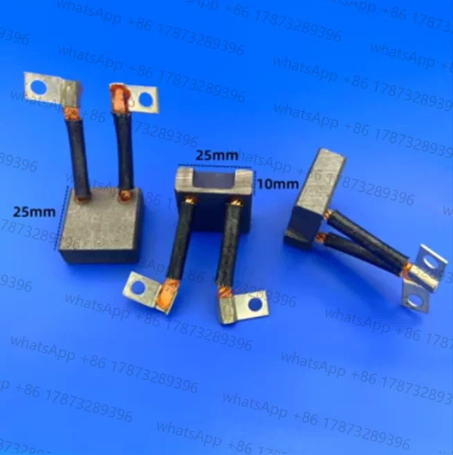 10pcs 전기 오일 펌프 모터 카본 브러쉬 10x25x25mm