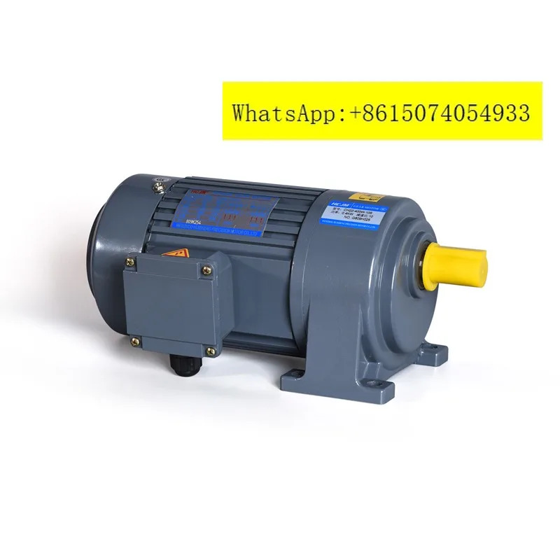리파이 3상 380v 수 AC 기어 감속기 200w400w 통합형 수직 모터
