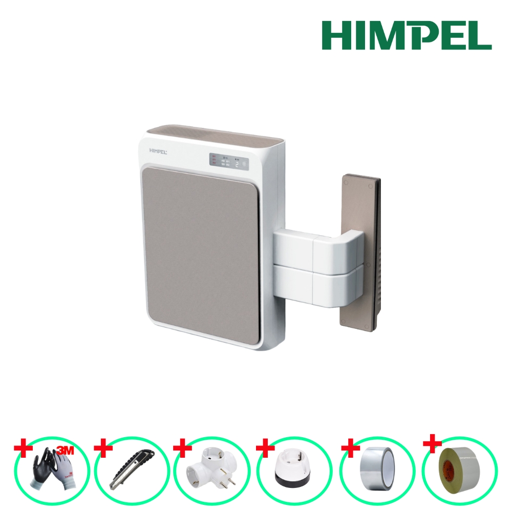 힘펠 전열교환기 휴벤W 창가부착형 HRD1-80PLW-V 아파트 환기시스템 미세먼지 - 상품 이미지