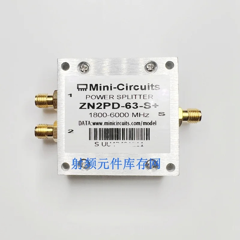 미니 ZN2PD-63-S 2 웨이 DC 패스 전원 분배기 1800 - 6000 MHz 50