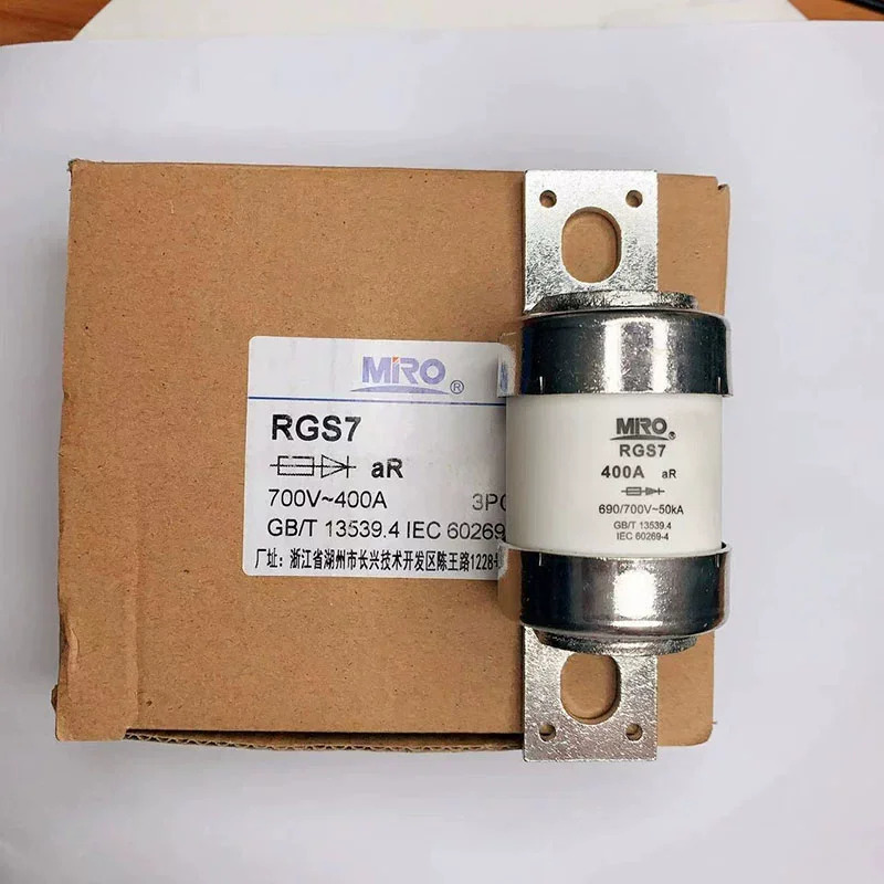 RGS7 63A 80A 100A 140A 150A 160A 200A 220A 250A 300A 315A 350A 400A 690/700V 볼트온 퀵액팅 퓨즈