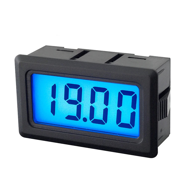 소형 디지털 패널 미터 LCD 12V 전원공급장치 아날로그 수량 20ma 10V 디스플레이 DC 전압 전류 측정기
