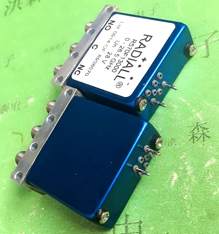 RADIALL R570F13000 28V 0-26.5GHz RF SPDT SMA 마이크로파 동축 스위치