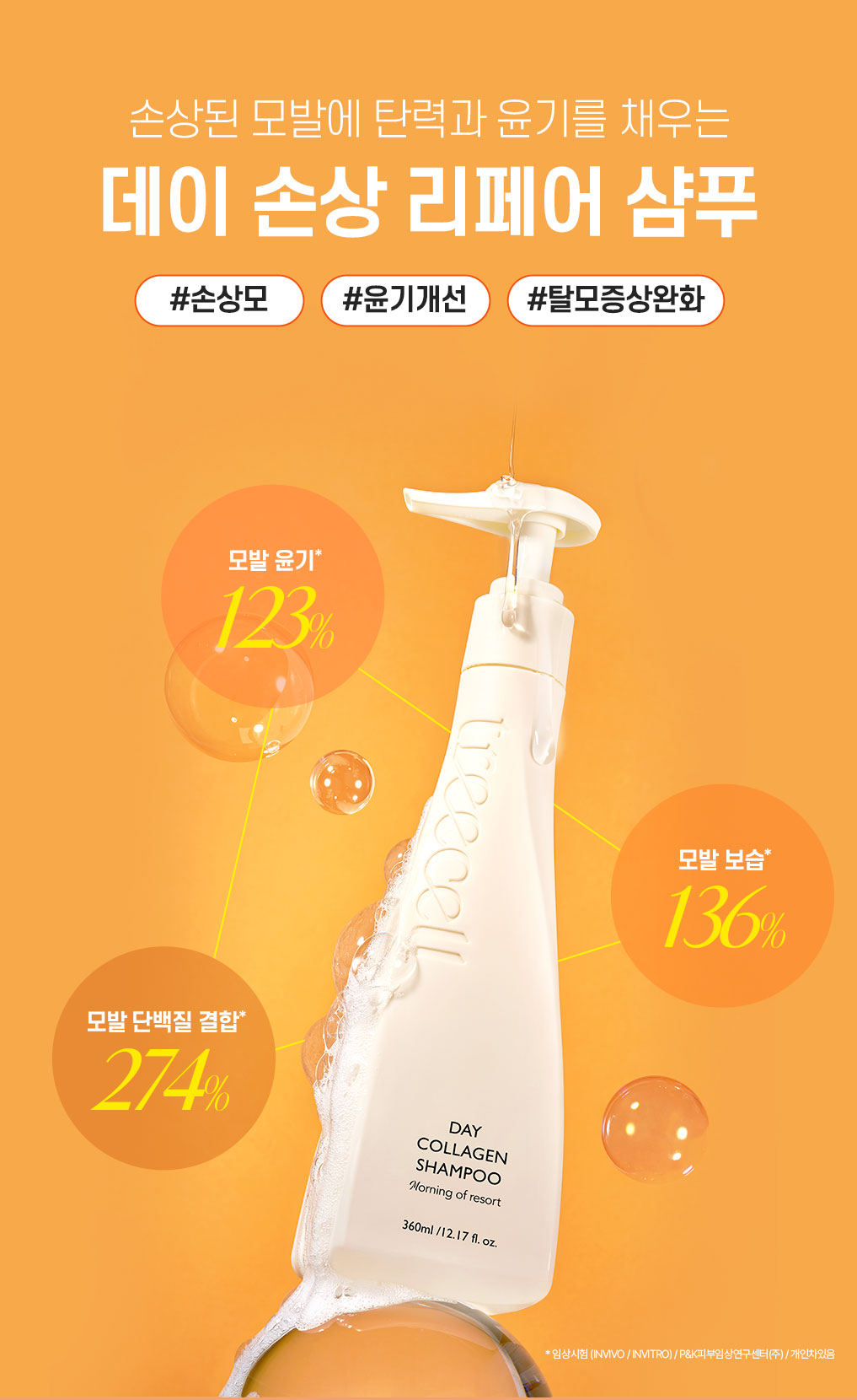 TREECELL Day Collagen Shampoo Morning of Resort 520ml - description 1