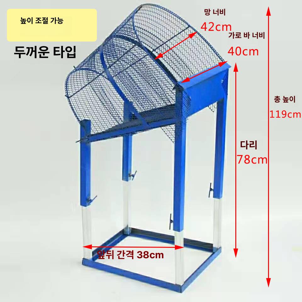 수동 땅콩터는기계 땅콩까는기계 텃밭 농가용 두꺼운 강화 강철 재질 드럼형 회전식 건습겸용 표준 모델 - 상세 이미지 4