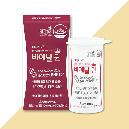 BNR17 비에날퀸 다이어트 갱년기 유산균 60캡슐, 1개