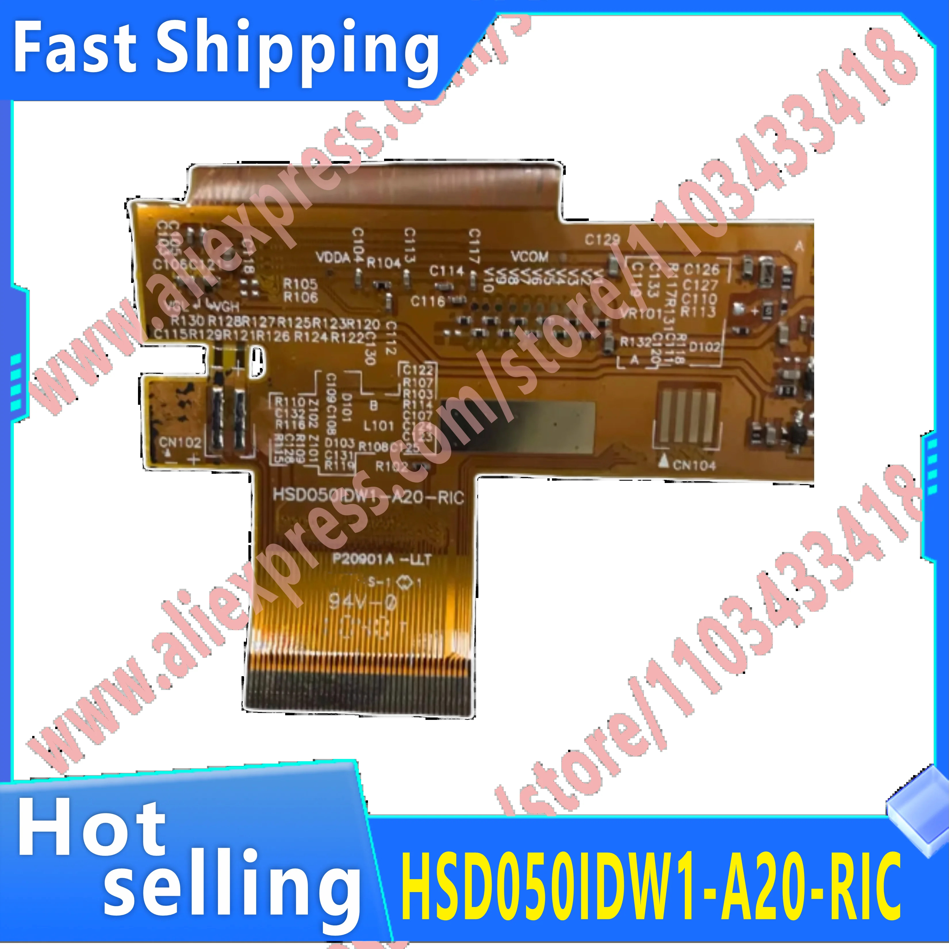 원본 HSD050IDW1-A20-RIC LT50003DIT-02 LCD 디스플레이