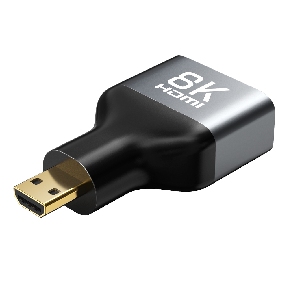 케이블타임 8K Micro HDMI M to HDMI F 연장 젠더 커플러 CP46G - 상세 이미지 5