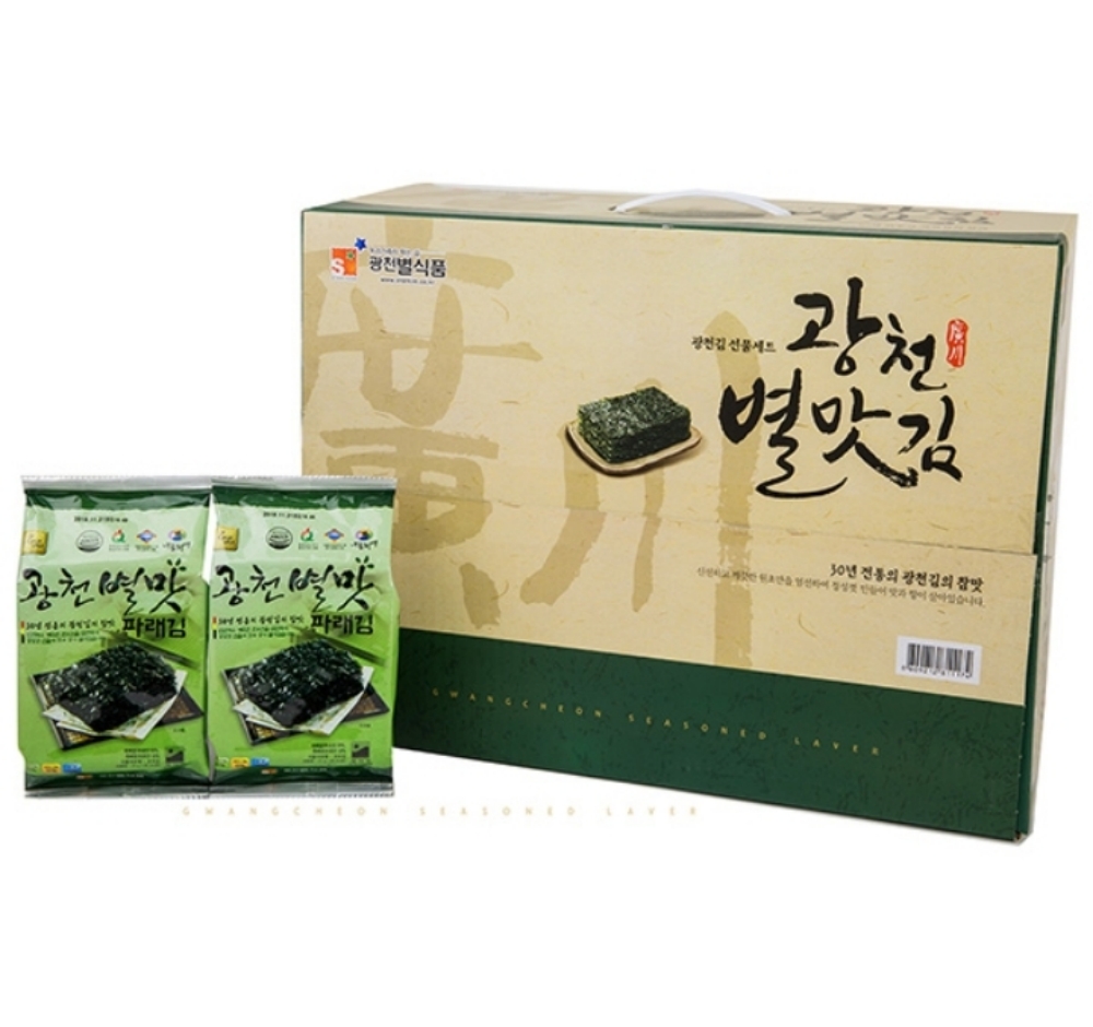 광천 별맛김 식탁김 파래조미김 15g 24봉 - 상품 이미지