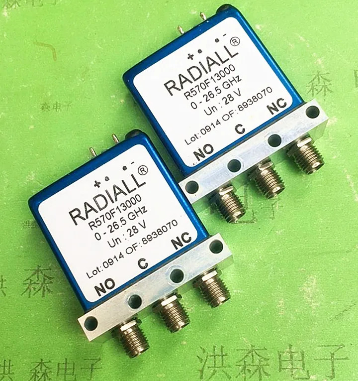 RADIALL R570F13000 28V 0-26.5GHz RF SPDT SMA 마이크로파 동축 스위치
